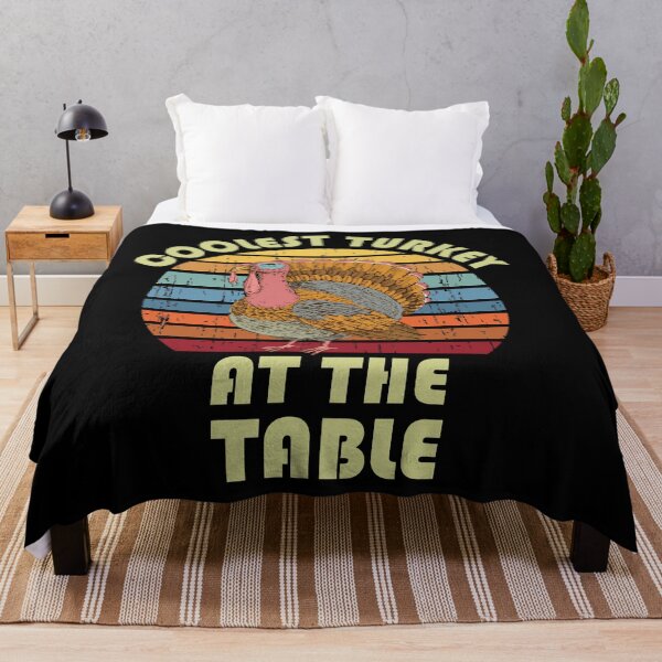 Item preview, El pavo más fresco en la mesa, diseño de acción de gracias, ilustración de Turquía designed and sold by ArtyFiction.