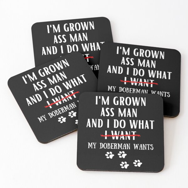 Item preview, doberman funny quote cartoon doberman designed and sold by OneTimeEngineer.
