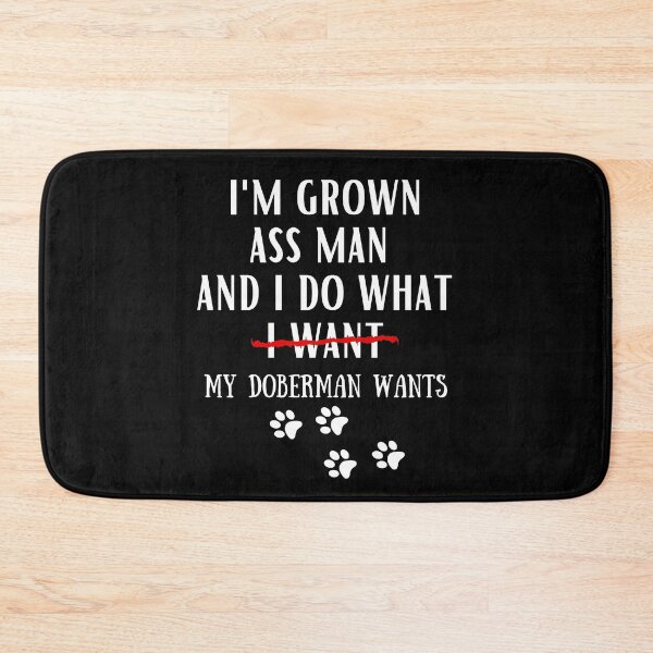 Item preview, doberman funny quote cartoon doberman designed and sold by OneTimeEngineer.