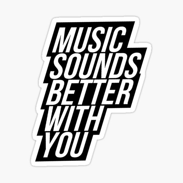 Item preview, Music Sounds Better with You: MODEL 2 by La French Touch (original HD DESIGN) designed and sold by LA FRENCH TOUCH.