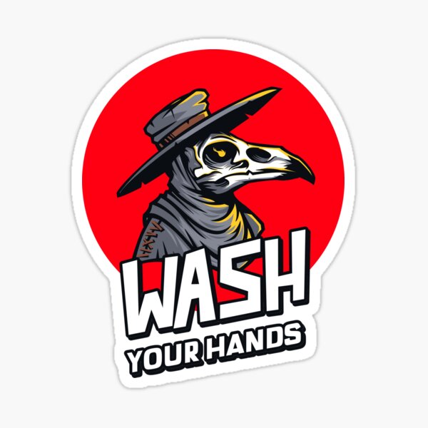 Item preview, Plague Doc - Wash Your Hands! designed and sold by MandWthings.