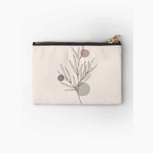Item preview,  Minimal  Circle  Abstract Shapes Plants leaves  Warm Tones  Design designed and sold by zedonee.
