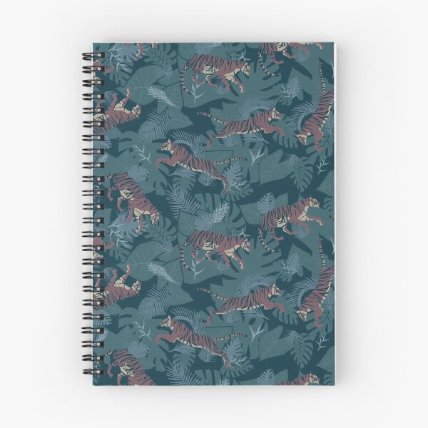 Item preview, Jungle Tigers in Cool Darks designed and sold by WeepingRock.