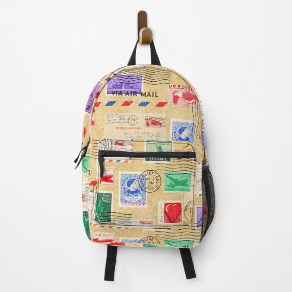 Item preview, Retro Snail Mail USA Postage with Letters and Postmarks designed and sold by vinpauld.