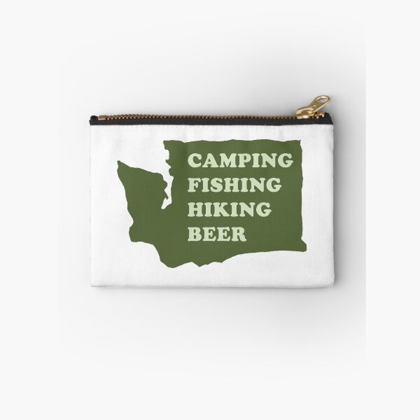 Item preview, Camping Fishing Hiking Beer designed and sold by happysquatch.