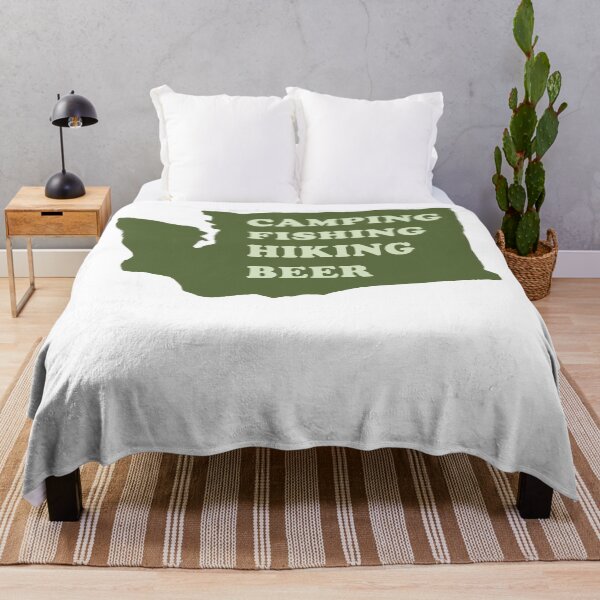 Item preview, Camping Fishing Hiking Beer designed and sold by happysquatch.