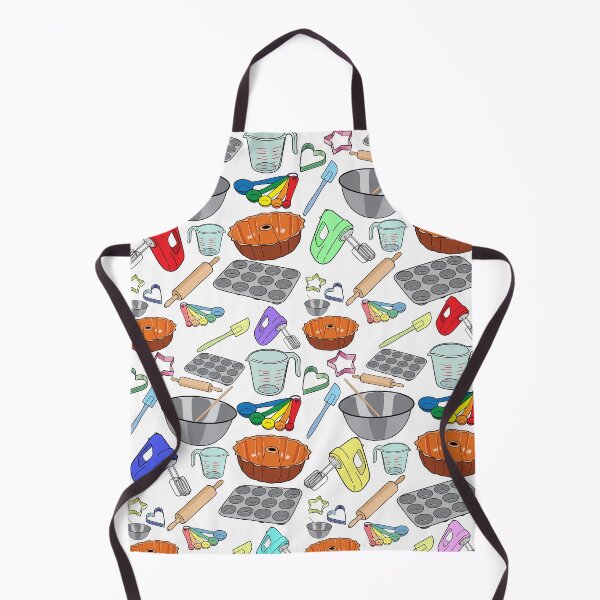 Item preview, Fun Baking Tools Illustrations Pattern designed and sold by judgeart.