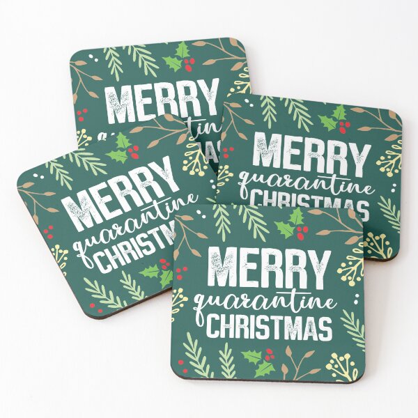 Item preview, Merry Quarantine Christmas! green designed and sold by MamSelle.