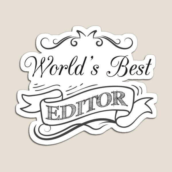 Item preview, World's Best Editor designed and sold by 4AllTimes.