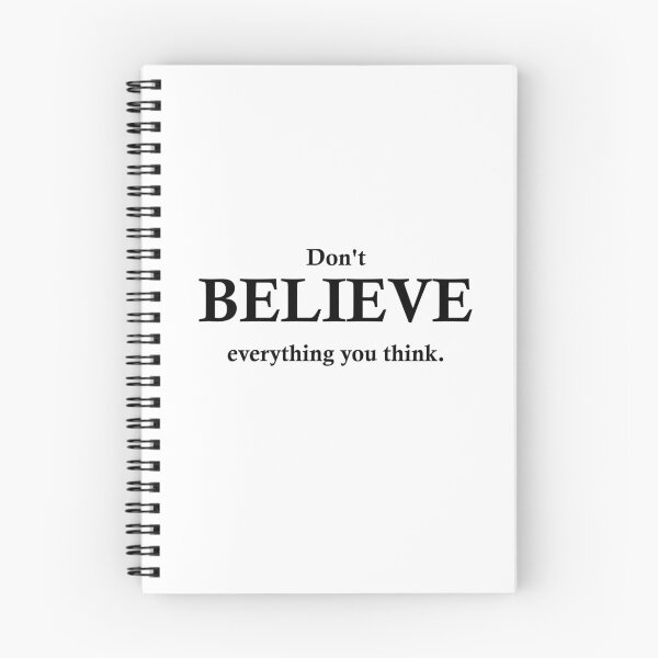 Item preview, Don't Believe Everything You Think designed and sold by ittybittyowl.