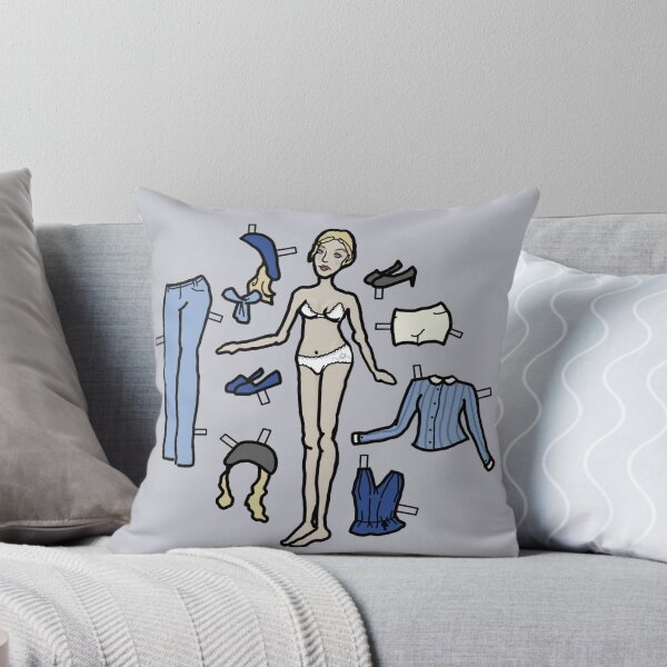 Item preview, Paper Doll Pieces - Blonde with the Blues designed and sold by LochNestFarm.