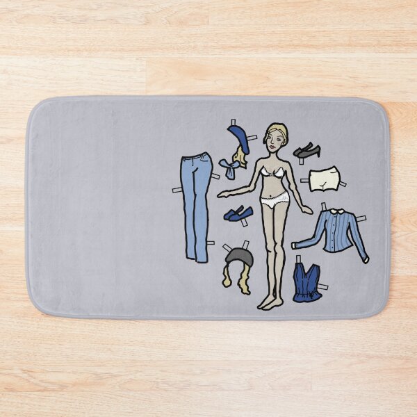 Item preview, Paper Doll Pieces - Blonde with the Blues designed and sold by LochNestFarm.
