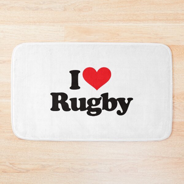 Item preview, I LOVE RUGBY T SHIRT - MINIMALIST designed and sold by JMPrint.