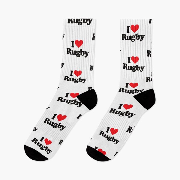 Item preview, I LOVE RUGBY T SHIRT - MINIMALIST designed and sold by JMPrint.