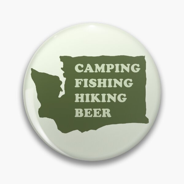 Item preview, Camping Fishing Hiking Beer designed and sold by happysquatch.