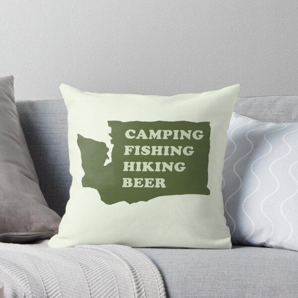 Item preview, Camping Fishing Hiking Beer designed and sold by happysquatch.