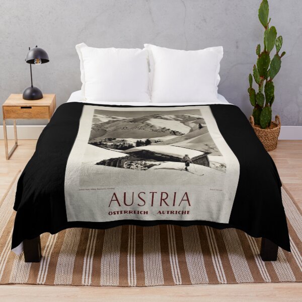 Aperçu de l'œuvre retro Austria créée et vendue par CorasPosters.