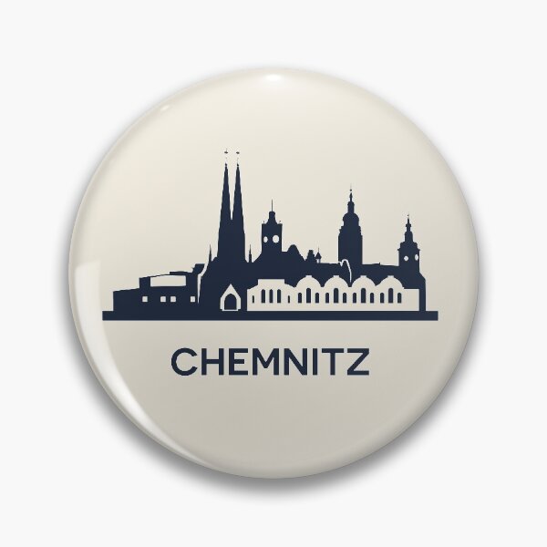 Item preview, Chemnitz City Skyline, dark designed and sold by yulia-rb.
