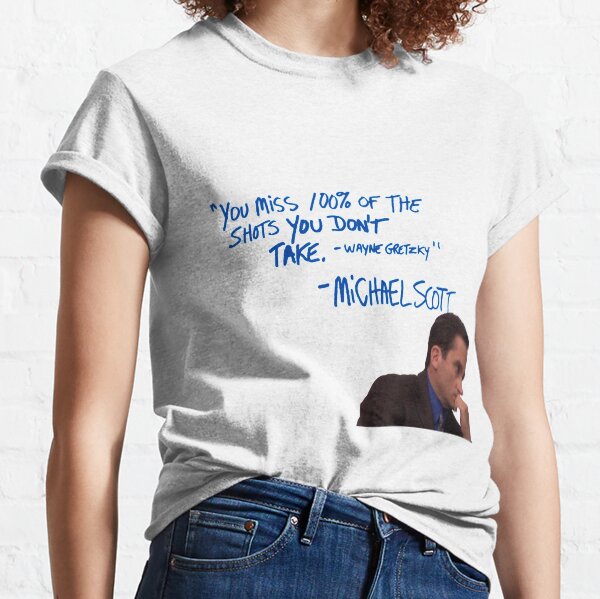 Michael Scott's Inspirational Quote (Colour) Classic T-Shirt