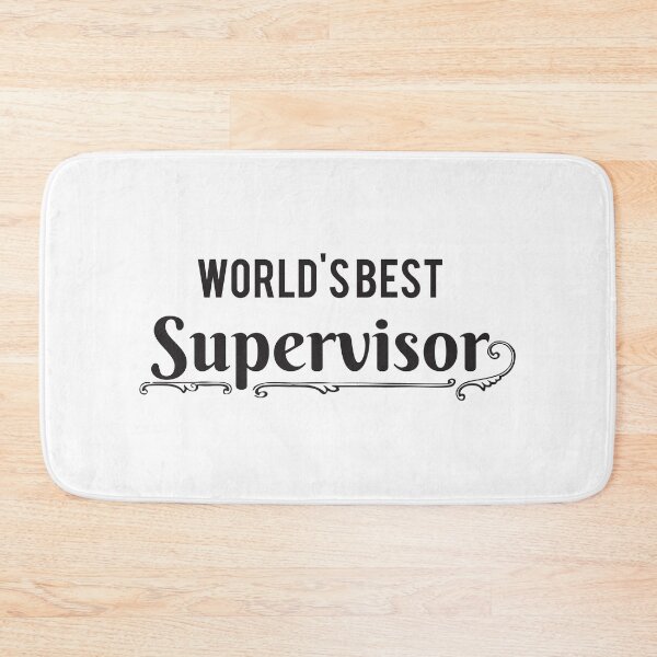 Item preview, World's Best Supervisor designed and sold by 4AllTimes.