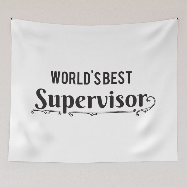 Item preview, World's Best Supervisor designed and sold by 4AllTimes.