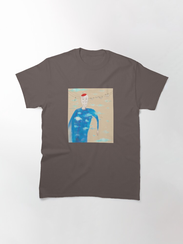 Thumbnail 2 of 7, Classic T-Shirt, Luke in the Sky with Demons designed and sold by anguanatatu.