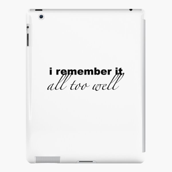 All too well (10MV) - Taylor Swift REDREDRED iPad Case & Skin by  nd-creates