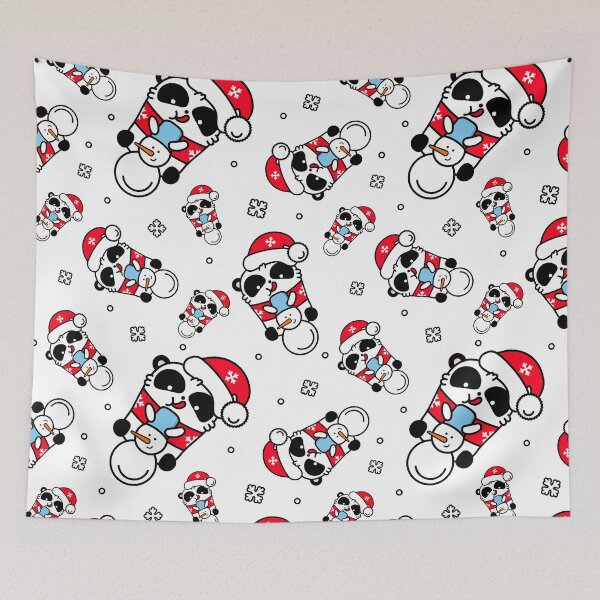 Item preview, Cute Christmas Panda designed and sold by hakyde.