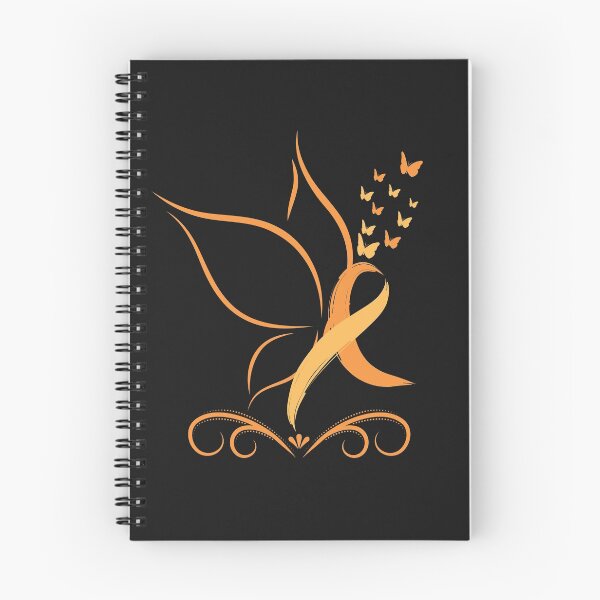 Item preview, Leukemia cancer survivor butterfly with orange ribbon  designed and sold by Cancer Support  Regal Studio.