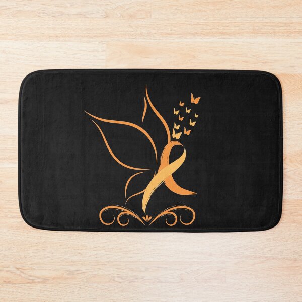Item preview, Leukemia cancer survivor butterfly with orange ribbon  designed and sold by Cancer Support  Regal Studio.