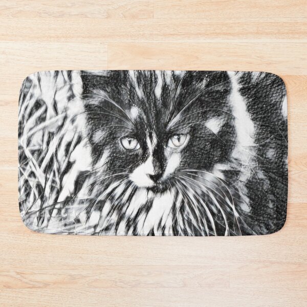 Item preview, B n W Angora  designed and sold by DonnaM.