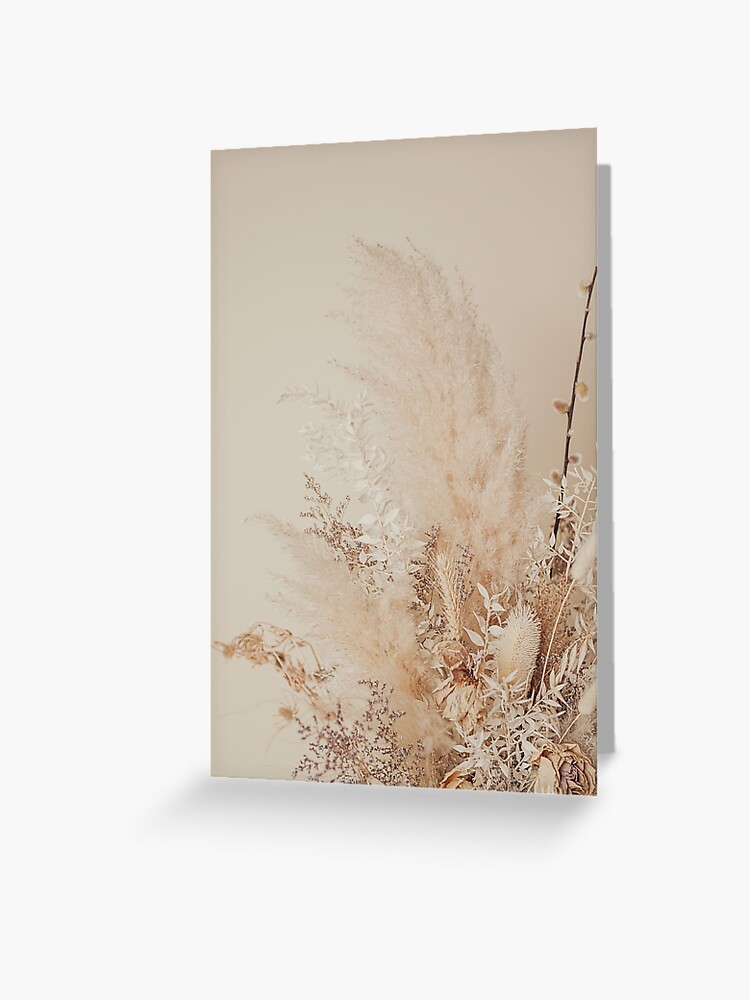 Dried Flowers. Boho style. Dried plants. Greeting Card for Sale