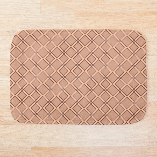 Aperçu de l'œuvre Motif diamant pêche, beige et mauve créée et vendue par DistantOverture.