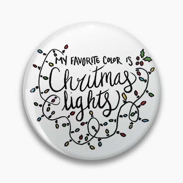 Item preview, My Favorite Color is Christmas Lights designed and sold by Becki Sturgeon.