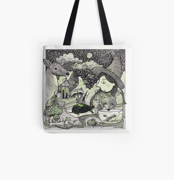 Bewitching All Over Print Tote Bag