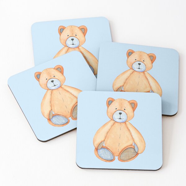 Item preview, Cute plush bear (colored) designed and sold by Flowersforbear.