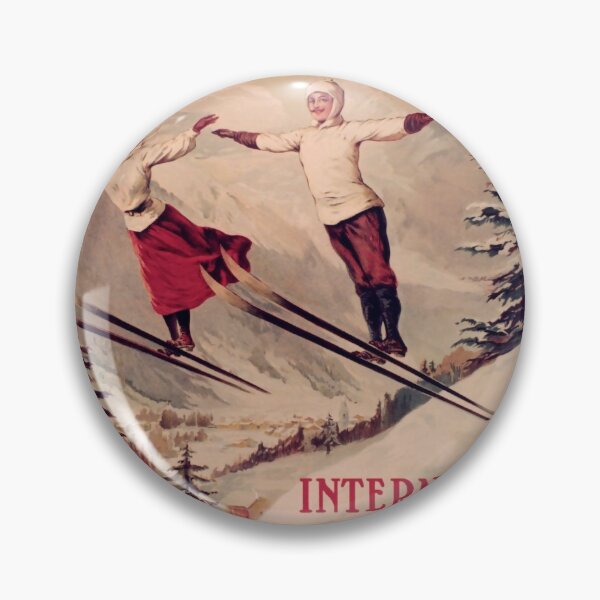 Item preview, retro chamonix mont blanc international contests plm designed and sold by CorasPosters.