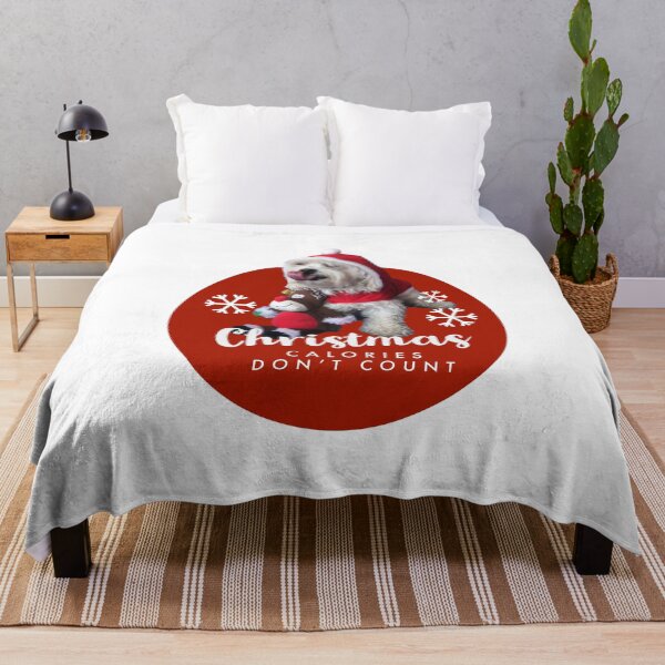 Item preview, Christmas calories don’t count - Xmas doggy - dog funny  designed and sold by Tropical Blood.