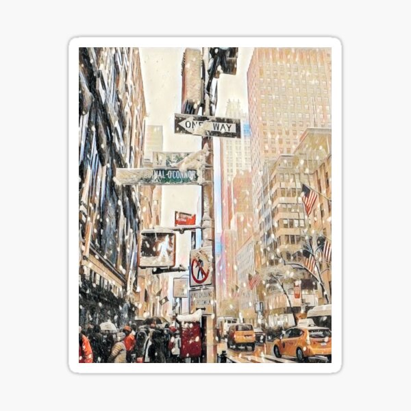 Artikel-Vorschau von New York zu Weihnachten, designt und verkauft von AnnaAndVibes.