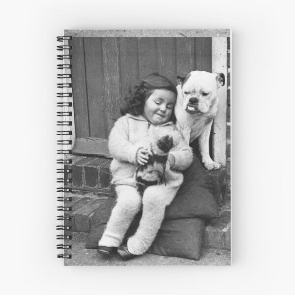 Item preview, Vintage dog cute photo Bulldog Dogs retro pet girl and doll designed and sold by Coolstuff4you71.