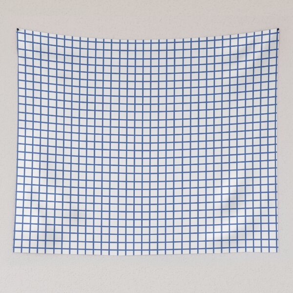 Item preview, Retro style blue and white check designed and sold by LittleBettyMakes.
