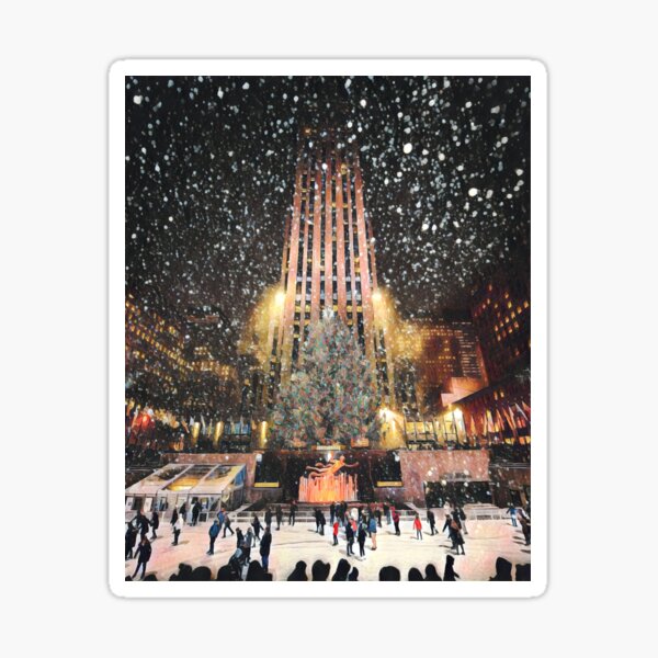 Artikel-Vorschau von New York während der Weihnachtszeit, designt und verkauft von AnnaAndVibes.
