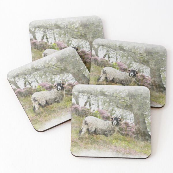 Item preview, Swaledale Sheep on Stanton Moor Watercolour Photograph designed and sold by Jane Stanley Photography.