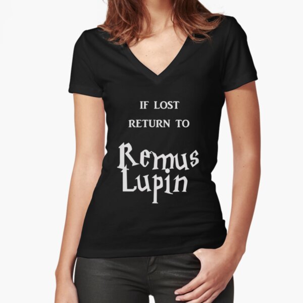 If Lost Return to Remus Lupin Fitted V-Neck T-Shirt
