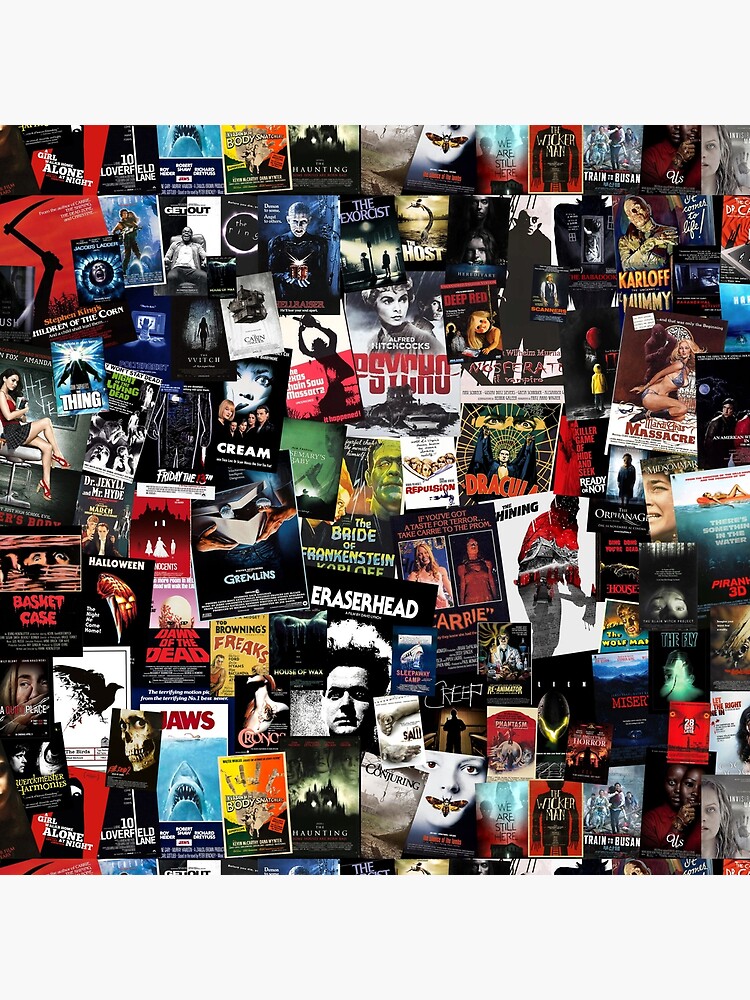 100 Best Horror Movies of All Time Collage by FilmFit