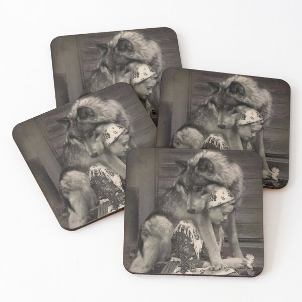 Item preview, Vintage dog cute photo Bulldog Dogs retro pet girl and fox designed and sold by Coolstuff4you71.