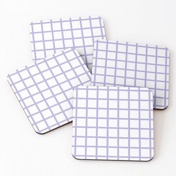 Item preview, Retro style lilac check designed and sold by LittleBettyMakes.