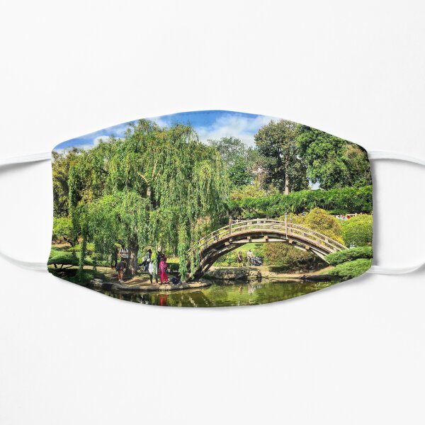 Japanese Garden Bridge Flat Mask
