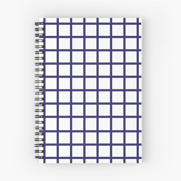 Item preview, Retro style navy blue check designed and sold by LittleBettyMakes.