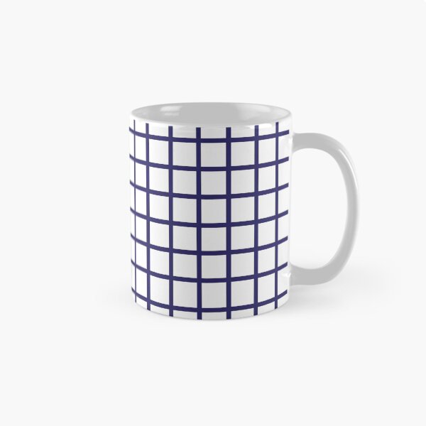 Item preview, Retro style navy blue check designed and sold by LittleBettyMakes.